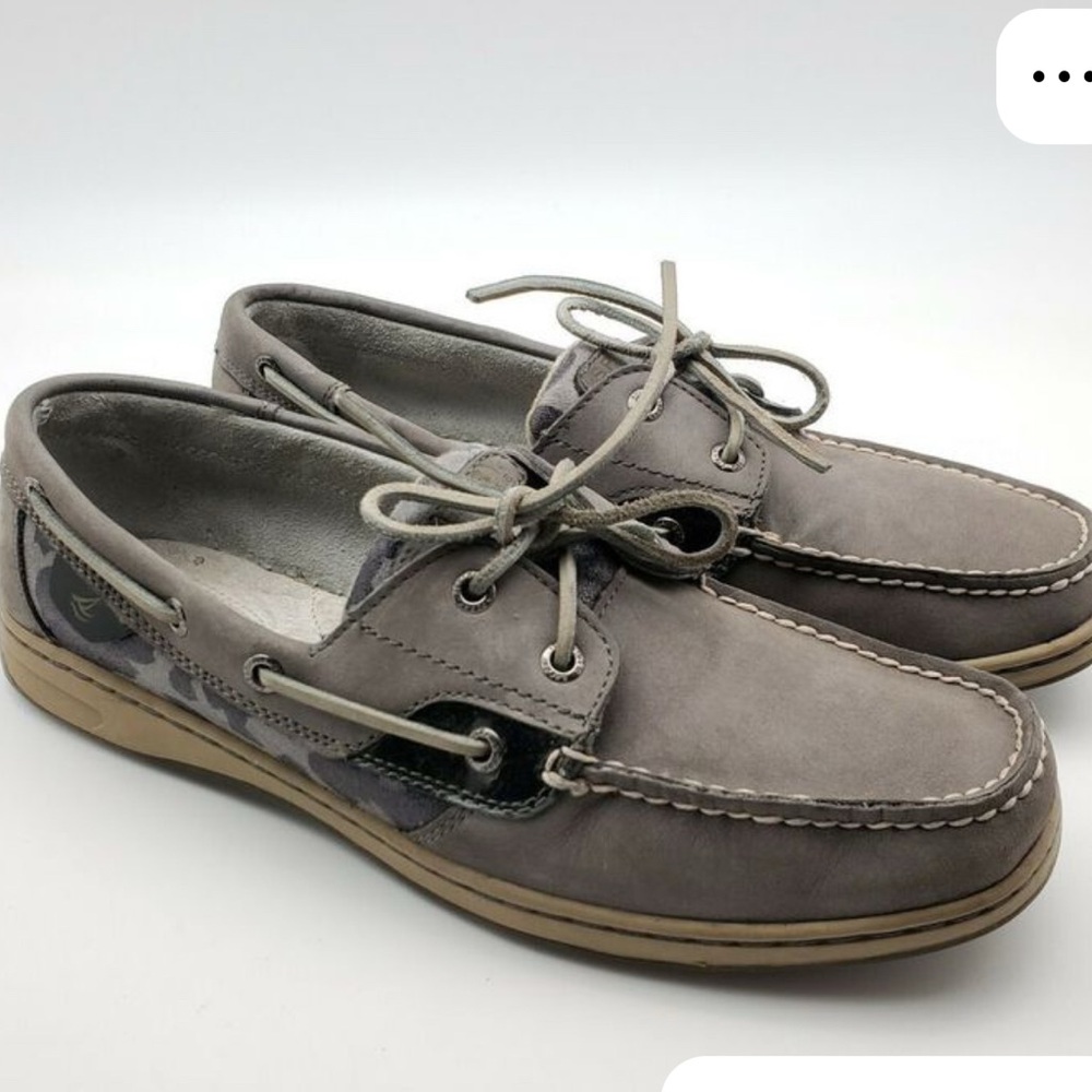 Sperry topsider bluefish halyard 2-eye camo boat shoe